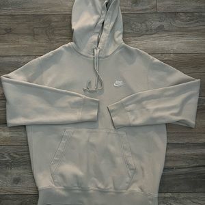 beige nike hoodie